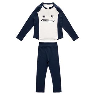 运动速干衣儿童冬季套装女童网球服羽毛球体能训练排汗专业瑜伽服