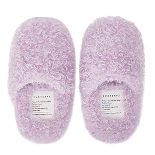 EUXTERPA欧特帕毛绒拖鞋秋冬居家室内拖保暖女地板小羊卷卷棉拖鞋