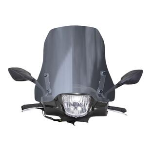 适用于踏板本田佳御挡风玻璃e影110前风挡玻璃PCWH110T护胸挡雨板