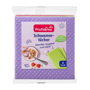 德国进口dm百洁布洗碗布厨房抹布吸水刷碗海绵不沾油双面洗碗巾