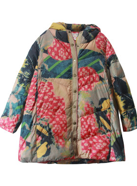 羽绒服中长款外套虫音