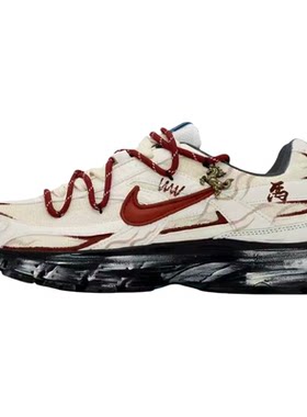球鞋定制Nike initiator赤焰驹 男款 复古做旧低帮休闲运动鞋