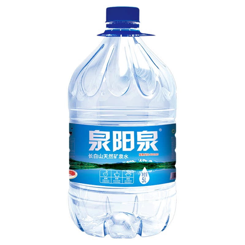 泉阳泉长白山天然矿泉水5L大桶装