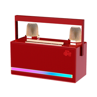 【新品】唱吧小巨蛋L21K歌音箱麦克风一体无线双人连麦K歌家庭KTV