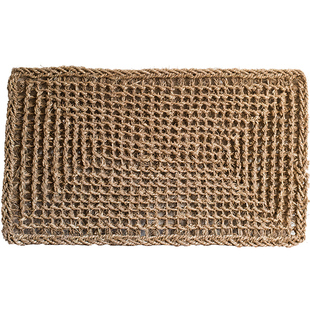 手工草编地垫天然油草垫室外入户门脚垫创意个性装饰花园庭院门垫