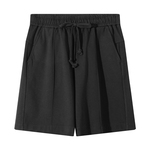 Costful Ro高密双面针织斜纹罗马布休闲短裤 分割设计宽松五分裤