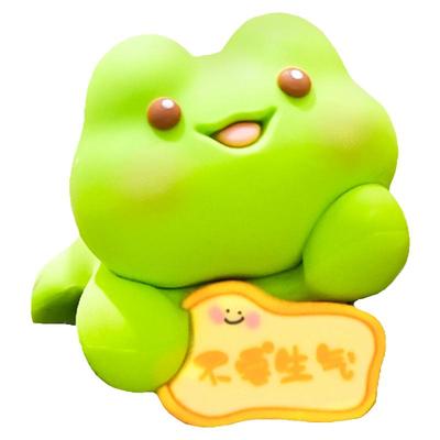 治愈系不莫生气小摆件汽车显示屏