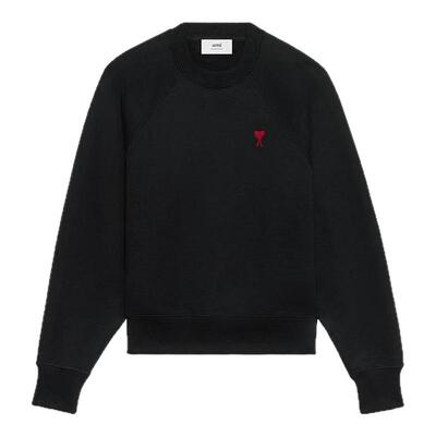 AMIPARIS红色爱心圆领卫衣