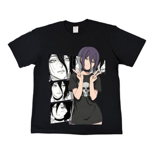 胖鲲鲲动漫风二次元短袖T恤男女同款白色暗黑少女原创亚文化上衣