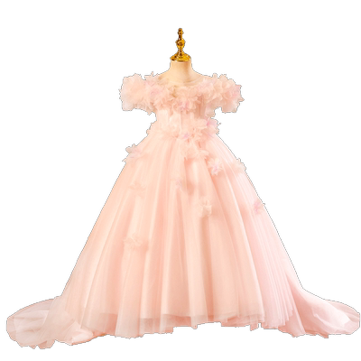 银蔓琦小女孩公主裙礼服