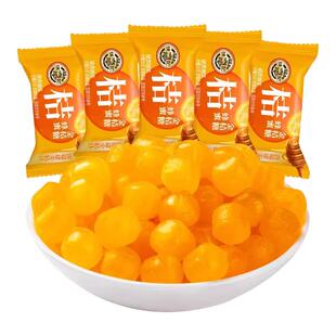 徐福记蜂蜜金桔糖500g袋水果硬糖商务招待办公喜糖果零食官方正品