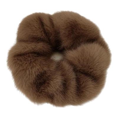 秋冬气质款高弹力毛绒发圈