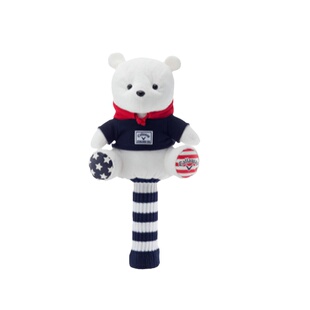 卡通高尔夫球杆套卡拉威毛绒小熊保护套头 一号木杆套3.5号推杆套