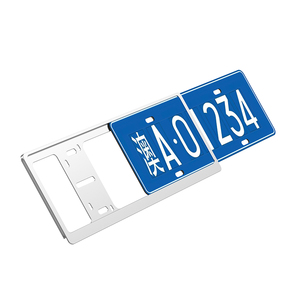 适用宝马车牌架新交规MX12X3系4X567系GT防盗金属牌照框 车牌边框