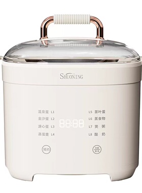 煮蛋器家用小型可预约定时不锈钢