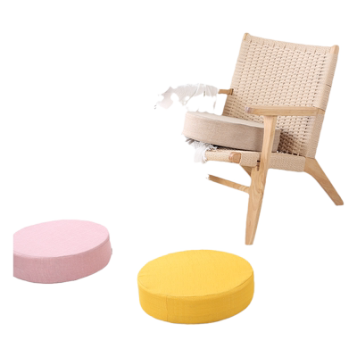 圆形坐垫高密度海绵垫椅子垫蒲团