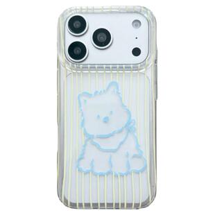 由里公园ins韩系奶萌可爱条纹西高地小象17适用18pro苹果18ProMax手机壳iPhone16全包14新款16Promax保护套女