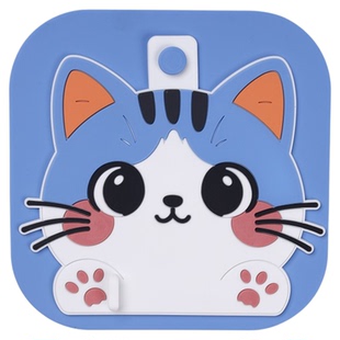 萌猫双层二合一地漏盖浴室下水道硅胶地漏垫防返臭器可过滤止水垫