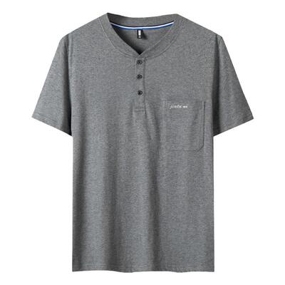 短袖休闲中老年纯棉透气