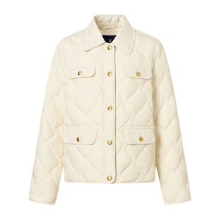 【特惠】POLOWALK女装羽绒服2025冬季新款轻薄羽绒服翻领短款外套