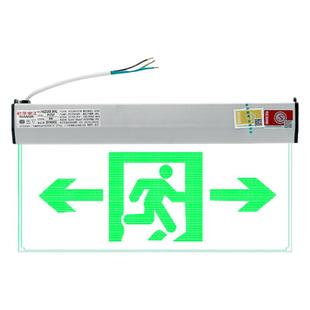 NST拿斯特敏华安全出口水晶吊牌指示灯DC36V透明安全出口灯指示灯