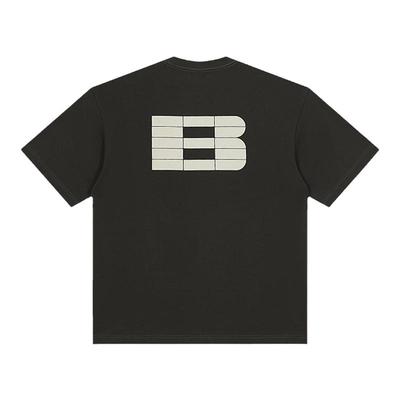 BONELESS发泡擦绒B字半袖体恤
