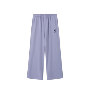 US联邦街牌logo纯色卫裤宽松透气抗起球脚口抽绳休闲街舞嘻哈长裤