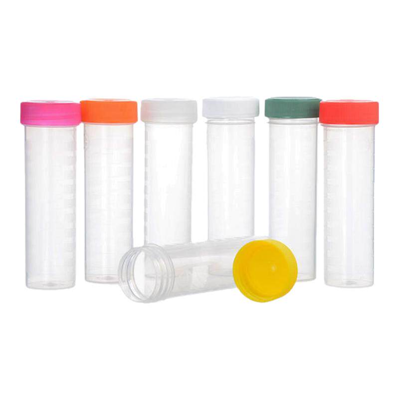 Envexp塑料定量瓶50ml 进口EE消解管PP-H微波消解管 塑料定容瓶 共聚丙烯一次性螺纹盖消解管