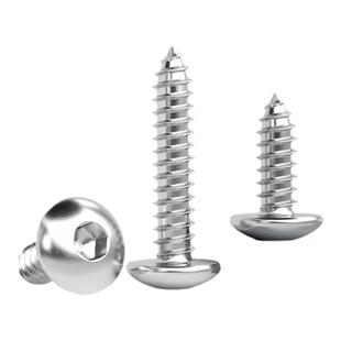 304不锈钢内六角大扁头自攻螺丝伞头大圆头木螺钉加长M3M4M5M6M8