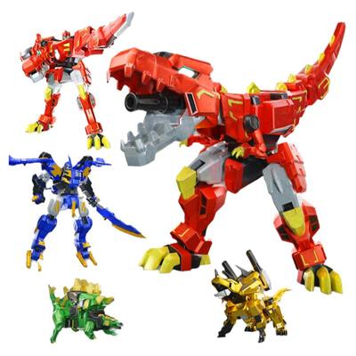 心奇暴爆龙战车儿童变形霸王恐龙