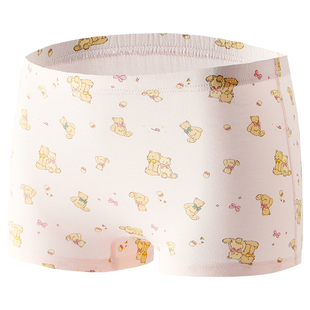 Goodbaby好孩子儿童内裤女童中大童10A抗菌不夹PP纯棉平角四角裤