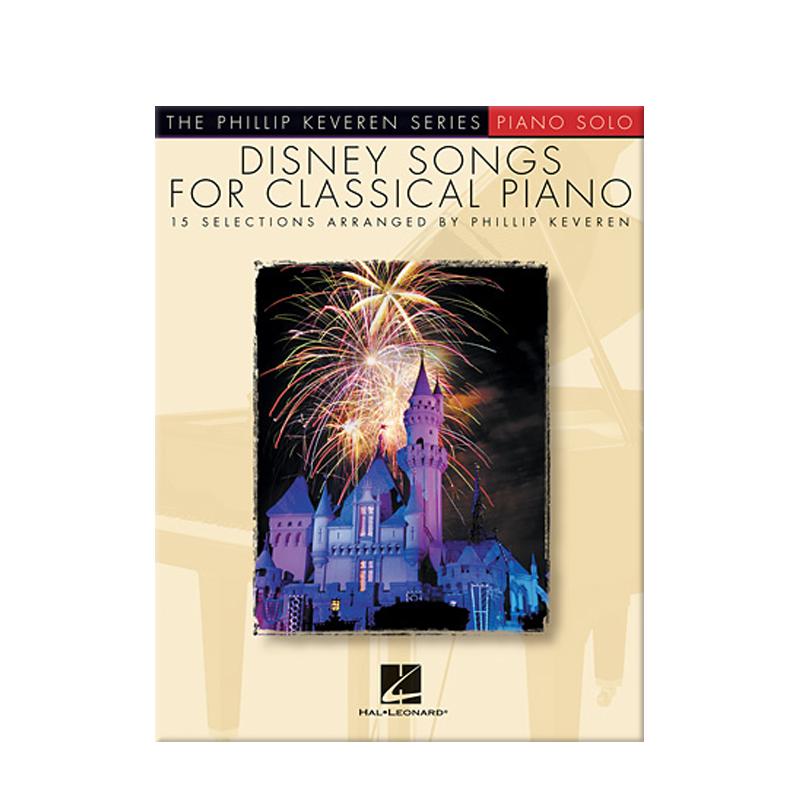 迪士尼歌曲集 15首作品 钢琴独奏 海伦德原版乐谱书 Disney Songs for Classical Piano Selections HL00311754