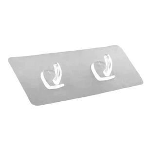 抽纸挂钩洗脸巾双勾强力免打孔粘钩抽纸衣卫生间双排挂钩粘贴挂钩