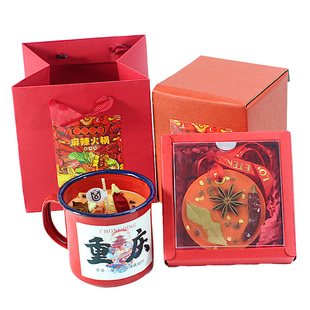 创意火锅香薰蜡烛手工皂片挂件吊牌重庆纪念品伴手礼香氛礼物盒