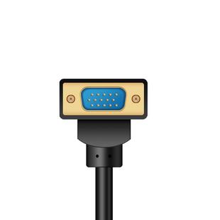 vga延长线公对母 电脑显示器视频线连接线延伸加长线带螺母前茅