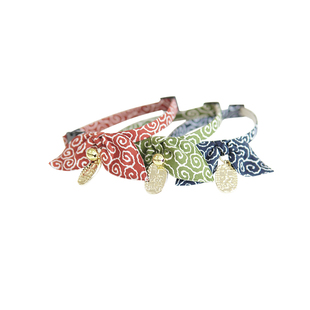 necosekai 日本进口唐草投珠与猫猫项圈猫配饰带铃铛挂件猫咪颈圈