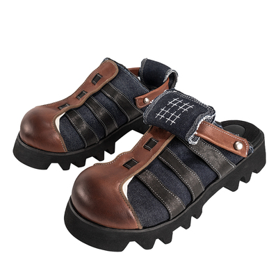 编界Rewrite包头拖鞋大头厚底夏