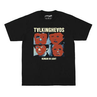 Talking Heads短袖传声头欧美摇滚乐队纯棉美式休闲人像男女T恤