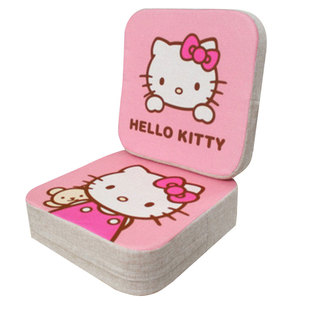 卡通儿童餐椅增高坐垫防水可拆洗加厚椅垫透气钢琴凳加高硬座垫子