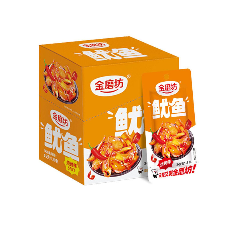 金磨坊鱿鱼开袋即食巨好吃零食