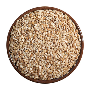 一把锄头东北农家熟白芝麻批发免洗炒熟即食杂粮烘焙调味烧烤撒料