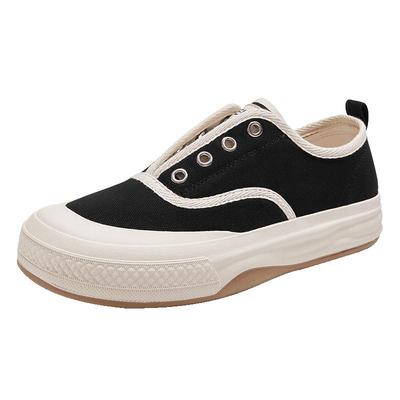 飞跃简约懒人一脚蹬纯色帆布鞋