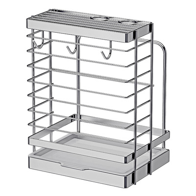 304不锈钢厨房刀架刀座砧板架