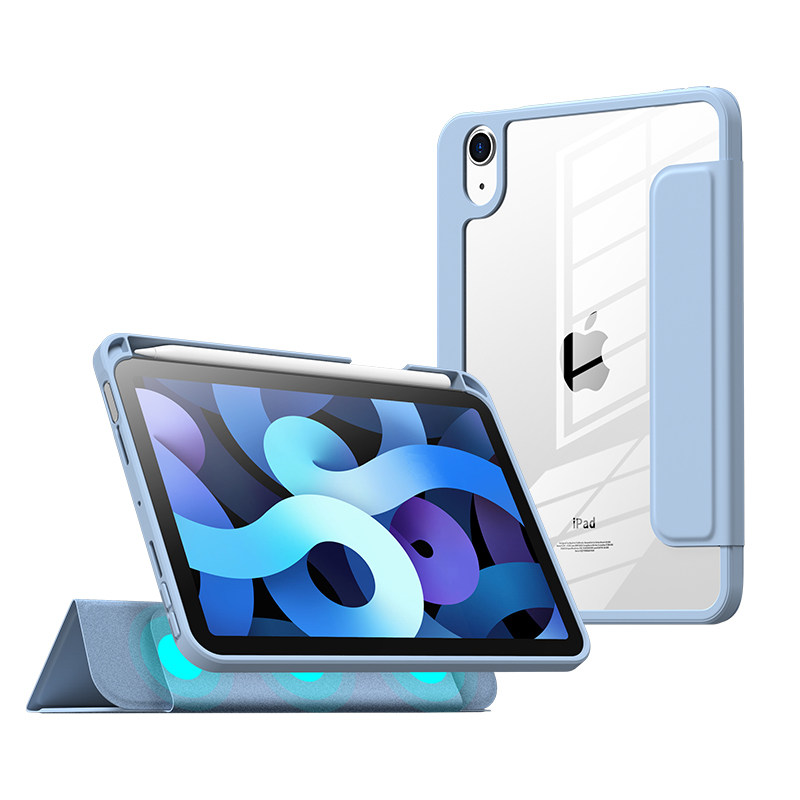 适用iPadmini7保护套透明磁吸