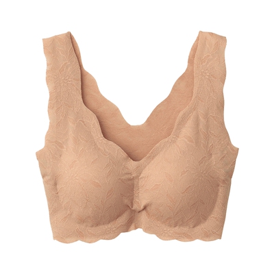 郡是日本制无钢圈保湿背心式文胸