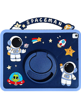 手提太空人360旋转适用华为matepad11.5s保护套卡通红米pad2se荣耀平板x9儿童防摔三星a11+a9+硅胶a7lite软壳