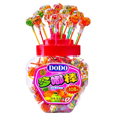 徐福记多嘟棒棒糖水果味棒棒糖