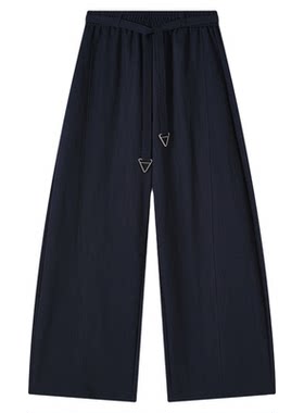 快鱼26夏季天丝感弯刀裤舒适休闲感高级感好穿百搭夏季女士休闲裤