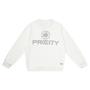 【断码清仓】PROCITY纯棉圆领卫衣男女美式休闲宽松秋冬上衣潮