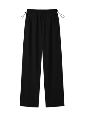 孕妇冰丝阔腿裤夏季薄款